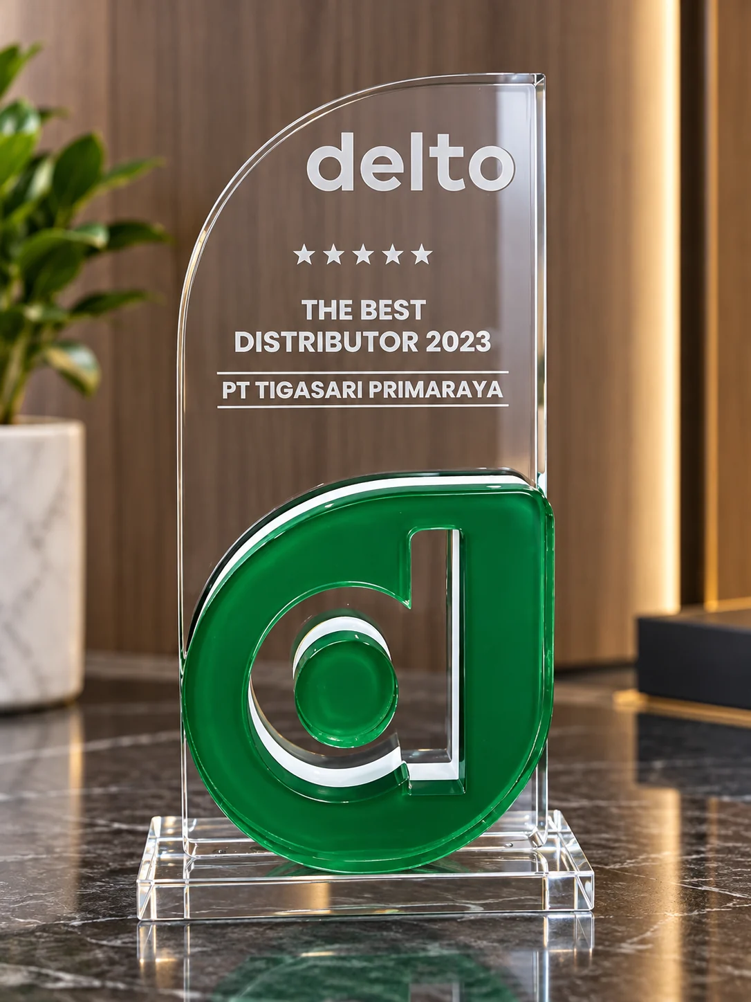 Penghargaan The Best Distributor 2023 Deltomed untuk PT TigaSari Primaraya