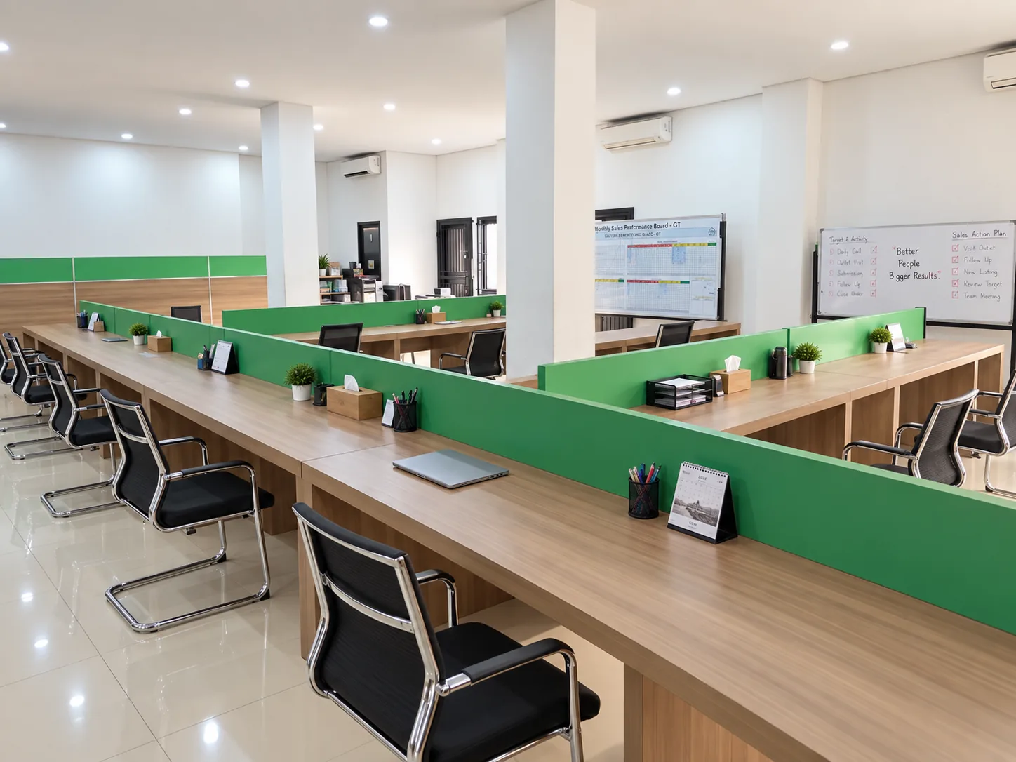 Area koordinasi dan tempat duduk salesman TSP